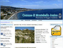 Tablet Screenshot of montebellojonico.it